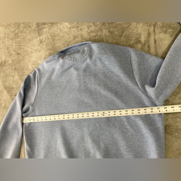 Polo Ralph Lauren Shirt Men’s XXL Blue 1/4 Zip Pullover Long Sleeve Golf Top - Picture 10 of 11